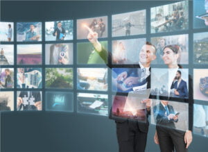 Smart Multi-functional Display (SMFD): The Future of Interactive Technology person-working-with-floating-screens-1