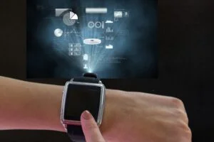 Reliability Testing for Wearable Technology: Ensuring Durability and Functionality finger-touching-smartwatch-s-screen